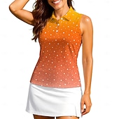 economico Camicia Donna-250° anniversario dell'America Giornata dell'indipendenza Per donna Sfumatura Stelle Bandiera Nazionale Canotta da allenamento Polo da golf Senza Maniche Sportivo UPF50+ Resistente ai Raggi UV