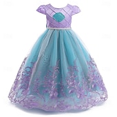 cheap Girls' Costumes-Princess Dress Cosplay Costume Outfits Movie Fashion Cute for Girls' Kid's Masquerade Daily Ceremony Comic Con