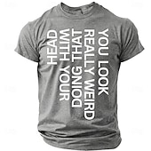  Bărbați Amuzant Tricou Manșon scurt Tricou Tipărire 3D Stil Nautic Cămașă Modă Designer Simplu Casual Zilnic Petrecere Roșu-aprins Vară Primăvară Îmbrăcăminte S M L XL XXL XXXL