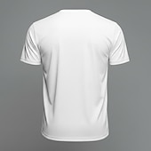 abordables camisetas basicas-Hombre Camiseta Camiseta superior Manga Corta Cuello Barco Verano Primavera Plano Casual De Deporte Secado rápido Delgado Puro Casual Diario Deportes Bleu Ciel Negro Blanco Camiseta superior para