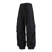 economico Pantaloni cargo-Per uomo Pantaloni Cargo Pantaloni casual Pantaloni da paracadute Pantaloni ad asciugatura rapida Coulisse Tasca Semplice Comodità Traspirante Lunghezza intera Quotidiano Casa All'aperto Vacanza