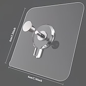 cheap Storage &amp; Organization-50PCS Heavy-Duty Drill-Free Wall Hooks - Damage-Free Installation, Waterproof Bathroom and Kitchen Hooks with Strong Adhesive Backing, Damage-Free Removal, Suitable for Photos, Posters, Clocks, Towels