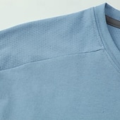 cheap Men's Casual T-shirts-Men's T Shirt Short Sleeve Shirt Tee Top Short Sleeve Crew Neck Summer Spring Solid Color Streetwear Stylish Leisure Quick Dry Slim Daily Outdoor Running Light Grey Top Tee for Men