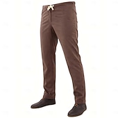  Medieval Renascentist Pantaloni furtun Pirat Viching Costume de fancy Bărbați Viching Pirat Halloween Carnaval Performanță LARP Ren Faire Adulți Pantaloni