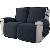 ieftine Husă pentru fotoliu reclinabil-husă de canapea impermeabilă, husă de canapea antiderapantă, durabilă, prietenoasă cu animalele de companie, anti-pete, culoare solidă, covoraș de canapea modern și minimalist, acoperire completă pentru câini și pisici, sufragerie, utilizare în tot sezonu