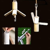 abordables Lampes et lanternes de camping-Lampe de camping LED à piles, lanterne de camping portable à intensité variable, lampe de table de camping rechargeable et déformable avec éclairage d'ambiance, lustre de camping pour éclairage