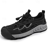 cheap Casual Sneakers-Men's Beige Outdoor Sneakers with Cutout Design and Lightweight Cushion Sole, Breathable Lace-Up Walking Shoes for Men, Ideal for Travel, Hiking, Outdoor Leisure and Everyday Casual Wear