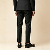 levne Derby boty-Pánské černobílé lakované oxfordské boty s geometrickým vzorem - klasické společenské boty pro formální příležitosti a svatby