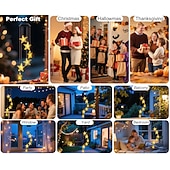 abordables Luces de paisaje-2 luces solares impermeables para exteriores con forma de estrella de mar, ideales para jardines, patios, porches y balcones. Iluminación LED ambiental decorativa para exteriores. &amp;regalo de