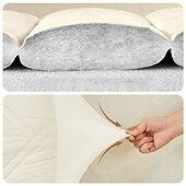 preiswerte Bettwäsche-Zubehör-Verdickter, weicher Kopfteilbezug, vollständiger Schutz, universelles Bettrückenlehnenbezug-Set, staubdichter, weicher Kissen-Kopfteilschutz für Schlafzimmer