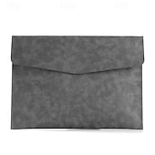 cheap Card Holders &amp; Cases-2 Pack Slim Laptop Sleeve, Professional PU Leather Envelope Cover for 13-13.3 Inch MacBook Air, iPad Pro, Waterproof Scratch-Resistant Notebook Case, Elegant Computer Portfolio Bag