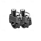 preiswerte Motorrad- &amp; Geländewagenteile-2er-Pack Motorradhelmschloss, universelles Diebstahlsicherungsschloss für Lenkerbefestigung an Motorrad, Roller und Fahrrad, robustes Metallschloss mit 2 Schlüsseln, passend für Lenker mit 22–25 mm