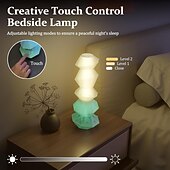 voordelige Nursery Night Lights-Magic Crystal Bluetooth-luidspreker met afstandsbediening en RGB-sfeerverlichting. &amp;Draaifunctie, aanraakbediening, Bluetooth 5.3, draagbaar woonaccessoire, cadeau voor tieners en volwassenen