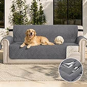 billige Sofa trekk-Vanntett sofatrekk sofatrekk til hunder vannavstøtende møbeltrekk med skumpinner elastiske stropper til kjæledyr og katt