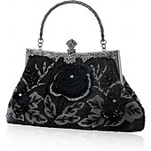 voordelige Accessoires en meer-Roaring jaren '20 Jaren 1920 Avondtasje Portemonnees The Great Gatsby Flapper Girl kralen Kostuum Dames Halloween Carnaval Maskerade Cocktailparty Retro themafeest Volwassenen Tas