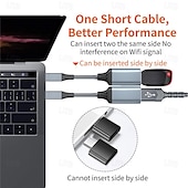 cheap Cell Phone Cables-2 Pack USB C to USB 3.0 Adapter OTG Cable, 5Gbps Super Speed Type-C Male to USB-A Female Braided Converter Compatible with MacBook Pro, iPad Pro, Samsung Galaxy S26 S25 Pro Max, Flash Drive, Keyboard