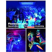 olcso Dekoratív fények-1 db 2 db usb lila fényű 395nm 405nm UV-kötő lámpa fluoreszkáló detektor lámpa árnyékmentes ragasztókötő lámpa zöld olaj gyantakötő