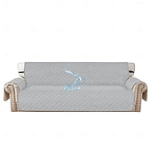 cheap Sofa Cover-Waterproof Non Slip Pet Sofa Mat Solid Color One Piece Sofa Cover Couch Protector Durable Anti Stain Furniture Cover for Dogs Cats Living Room All Season Use