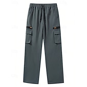 cheap Bottoms-Men's Outdoor Pants Cargo Pants Hiking Pants Trousers Summer Spring Autumn / Fall Outdoor Tailored Fit Waterproof Quick Dry Breathable Pants / Trousers Drawstring Pocket Elastic Waist Black Army Green