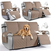 cheap Recliner Cover-Waterproof Recliner Couch Covers for Pets, Sofa Covers  Washable Reclining Sofa Cover Non-Slip Furniture Protector with Elastic Straps Pocket for Dogs