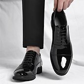 abordables Chaussures Oxford-Chaussures Oxford blanches à lacets pour homme, élégantes et minimalistes, parfaites pour les affaires, les mariages, l'église, les banquets et les occasions formelles.