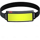 cheap Head Lights-COB Portable Floodlight Headlamp Built-in Rechargeable Lithium Battery Outdoor LED Super Bright Camping Headlight Fishing Lamp
