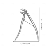 זול טיפול אישי ובריאות-קוצץ ציפורניים לגיל הזהב, קוצץ ציפורניים עם ידית ארוכה וזוויתית נגד החלקה לציפורניים עבות, קוצץ ציפורניים עם לסת רחבה ותופס לציפורניים עבות