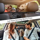 abordables Accesorios para vehículos-Red de seguridad para perros en el coche, barrera aislante, accesorios para mascotas, separador de perros para coche y SUV