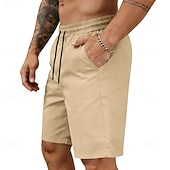 voordelige Casual korte broek-Voor heren Korte broek Casual korte broek Atletische korte broek Zak Elastische taille Effen Comfort Sneldrogend Knielengte Buiten Vakantie Modieus Streetwear blauw Zwart Inelastisch