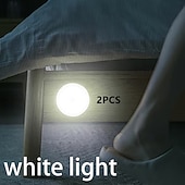 economico Illuminazione d'Ambiente-2 luci notturne con sensore di movimento, luci notturne a LED ricaricabili con batteria a lunga durata, luci da parete magnetiche wireless per armadi, scale, corridoi, camere da letto, illuminazione