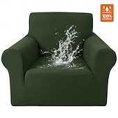お買い得  ソファカバー-100%防水ソファカバー、滑り止めゴム底付き伸縮性ソファカバー1枚、犬やペット用の洗濯可能な家具プロテクター