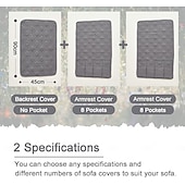 levne Potah na křeslo-Voděodolný organizér na loketní opěrku pohovky s úložnými kapsami multifunkční potah na loketní opěrku pohovky proti poškrábání ochrana pro domácí mazlíčky protiskluzová podložka na loketní opěrku,