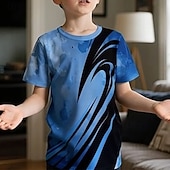 preiswerte Jungen 3D Sport &amp; Spiel-Jungen 3D Grafik Farbverläufe Lustiger Slang 67 T-Shirt Kurzarm 3D-Druck Sommer Frühling Sport Mode Streetwear Kinder 4-12 Jahre Rundhalsausschnitt Lässig Täglich Outdoor Normale Passform