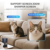 voordelige IP-netwerkcamera's voor binnen-Mini wifi-beveiligingscamera, kleine draadloze verborgen camera voor huisbeveiliging, 1080p HD-babyfoon met nachtzicht &amp;Bewegingsdetectie, draagbare minicamera met app-bediening voor baby- en