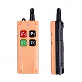 お買い得  スマートスイッチ-30A高出力ワイヤレスリモコンスイッチキット、DC 12V 24V 36V 48V 4チャンネルRFリレー受信機、長距離ABCDリモコン付き、モーター、ゲートオープナー、ポンプ、ウインチ、ライト用の汎用高耐久制御
