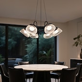 cheap Sputnik Design-Modern Crystal Chandelier Ring Design Pendant Lights Hanging Lamps Ceiling Light Fixture Indoor Lighting Creative Main Light Luxury Dining Room Bedroom Light Living Room 110-240V