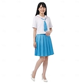 cheap Anime Costumes-Time Travel Anime Outfits Cosplay Suits JK Masquerade Daily School Uniforms Anime Expo Costume For Women's Adults'