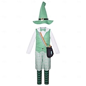 St. Patrick Outfits Group Costume Funny Costume Kid's Adults' Unisex Masquerade St. Patrick's Day Party Festival Dress Up