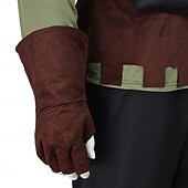 economico Outfit-Medievale Rinascimento Pantaloni Gilet Camicia Lunghe Elfo Ranger Costume Per uomo Fantasia Halloween Carnevale Mascherata Fiera Rinascimentale LARP Festa a tema retrò Adulti Gilet Camicia Pantaloni