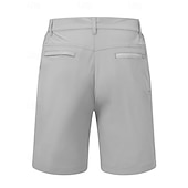 cheap Work Shorts-Men's Dress Shorts Business Casual Shorts Golf Shorts Pocket Elastic Waist Plain Waterproof Comfort Knee Length Outdoor Business Work Fashion Streetwear Black Navy Blue Inelastic