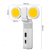 お買い得  キャンプ用ライトとランタン-キャンプ用COB懐中電灯、充電式、作業灯、RGBアンビエントモード、アウトドアキャンプ、バックパッキング用 &amp; 緊急