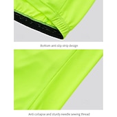 tanie Męskie koszulki-Męskie Koszulka rowerowa Jeden kolor Krótki rękaw Rower Dżersej Top z 3 tylnymi kieszeniami Odporny na UV Szybkie wysychanie Kieszeń na plecach Odvádí pot Sport Czarny Biały Czerwony Odzież