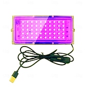 abordables Lampe de croissance LED-Lampe de croissance végétale USB 5V, lampe phyto, projecteur LED à spectre complet pour la culture hydroponique en serre, phytolampy