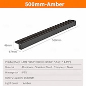 cheap Outdoor Wall Lights-Solar Wall Lights Outdoor Waterproof, LED Wall Lighting Long IP65 Waterproof Wall Lamps for Porch Patio Front Door Entryway