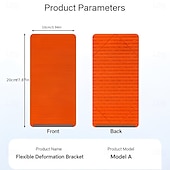 baratos Arrumação e Organização-Suporte de silicone para celular com estrutura de alumínio, flexível e dobrável, que se adapta a qualquer formato, com ajuste multiangular para celulares e tablets. &amp;dispositivos pequenos