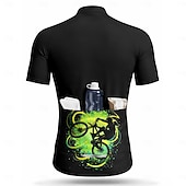 preiswerte Radtrikot Herren-Herren Radtrikot Abstrakt Fahhrad Kurzarm Fahhrad Trikot Oberteil mit 3 Gesäßtaschen UV-beständig Schnelltrocknend Mit Taschen Frontreißverschluss Sport Blau Orange Grün Bekleidung
