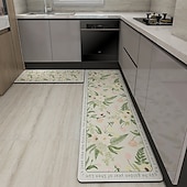 voordelige Hardlooppakken-Keukenloper in Amerikaanse stijl, absorberend, oliebestendig, antislip, vuilafstotend en gemakkelijk schoon te maken, gemaakt van diatomeeënaarde.