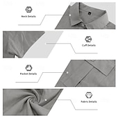 baratos Camisa Algodão Linho-Homens Camisa de linho 2 Peças Conjunto de camisa E Bermuda Cargo Calção Shorts de linho Definir Tecido Diário Ao ar livre Férias Aberto para a Lateral Manga Curta Verão Moda Casual Confortável Roupa