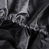 זול כיסויים לרהיטי פטיו-כיסוי גומי לסירת קיאק עמיד למים, הגנה מפני שמש UV ואבק, כיסוי לסירה מתנפחת, מתאים לאחסון, כיסוי הגנה לסירה באורך 12-17 רגל, שחור, אורך S, 380 ס"מ