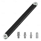 voordelige Meet- en meethulpmiddelen-Universele offset verlengsleutel, sleutel voor krappe ruimtes met een 3/8" aansluiting. &amp;1/4" aandrijfadapters voor moeilijk bereikbare plaatsen, professionele doe-het-zelf autogereedschapset,